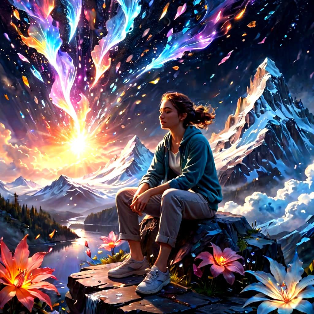 Dreamlike Moment of Cosmic Wonder