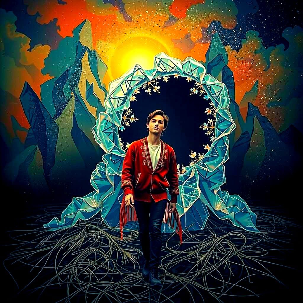 Enchanting Ethereal Portal in Soft Focus Color Field Paintin...