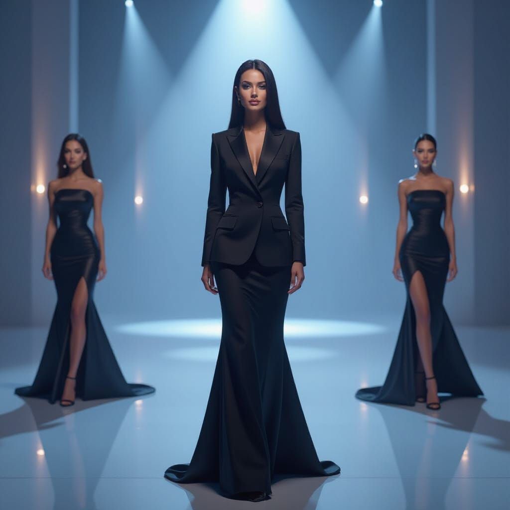 Media Embodied: A Radiant Woman Shifting Through Eras