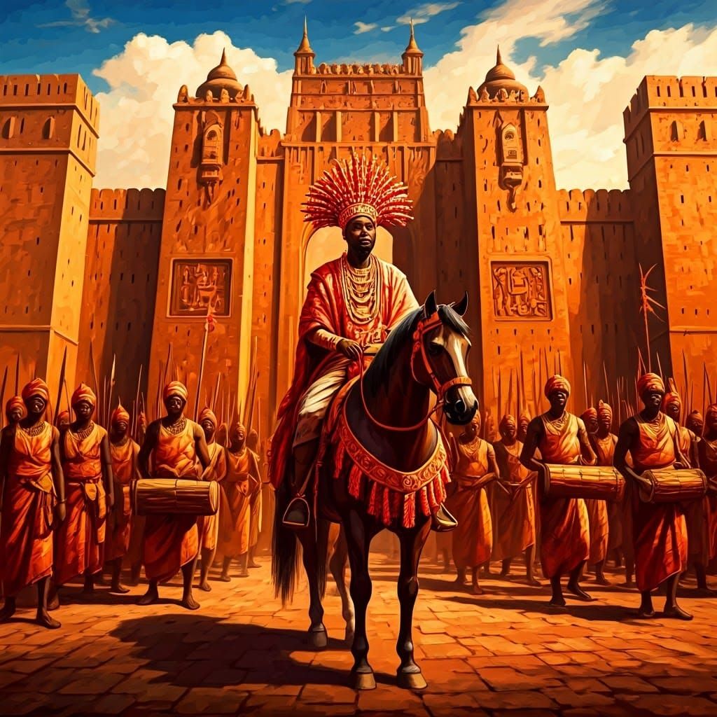 Surreal Benin City Oba Ride in Royal Splendor