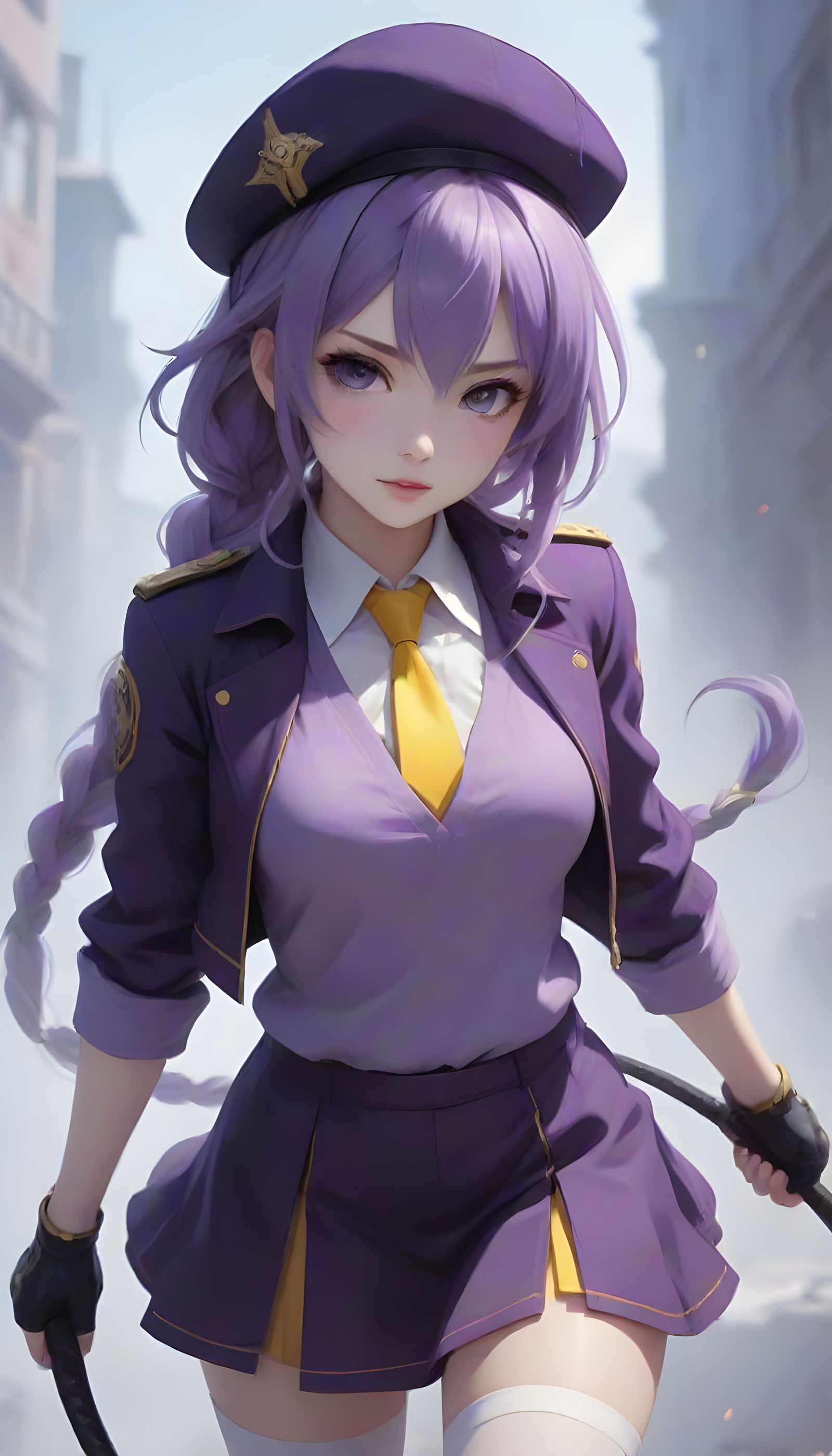 Sion Eltnam Atlasia with Whip in Ruined City