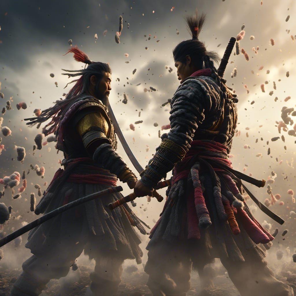 Musashi Confronts Yoshioka Clan in Cinematic 3D Render