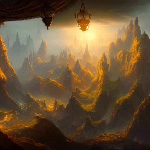 Detailed Matte Painting of a Soda Can