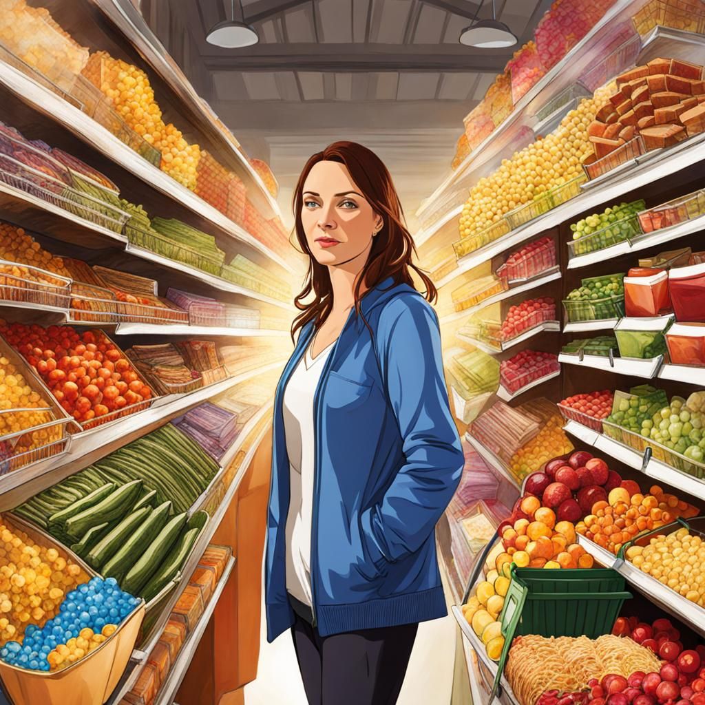 Woman's Serene Everyday Life Portrait