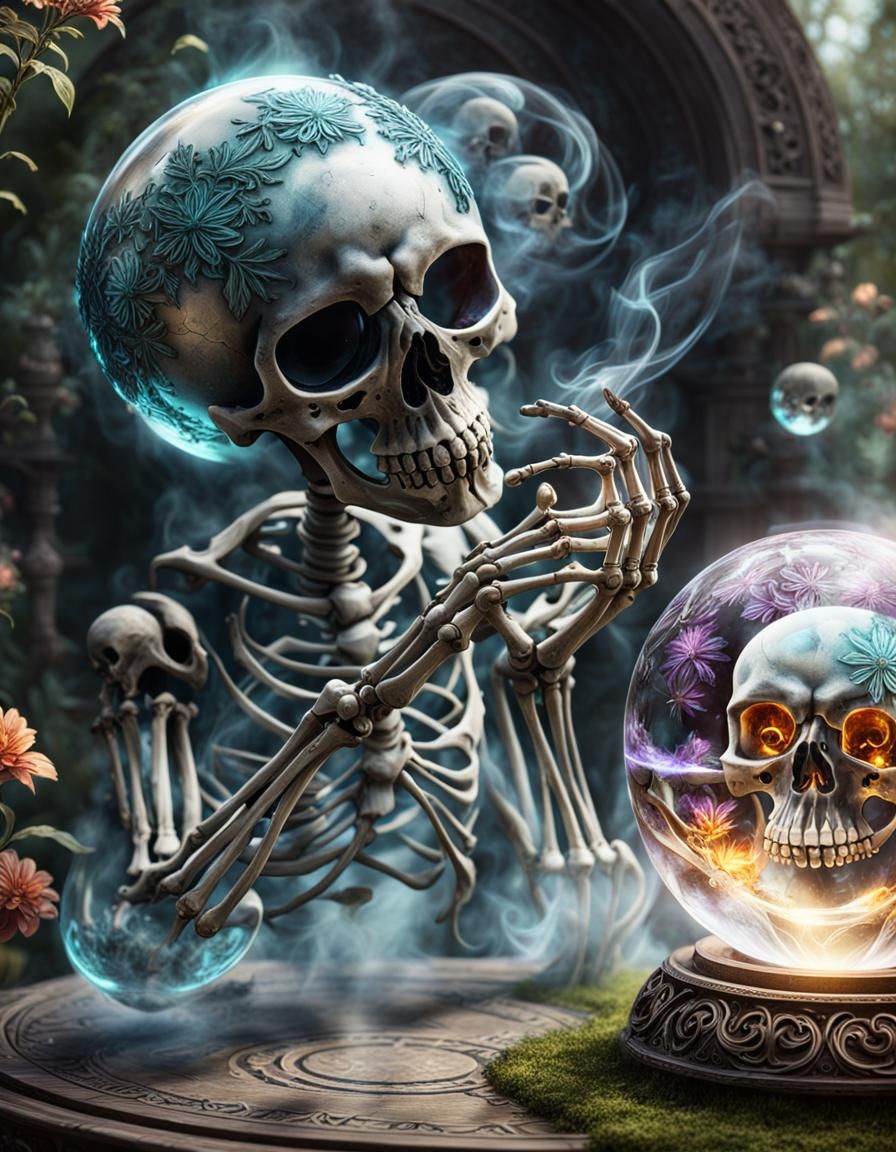 Psychic Visions in a Magic Crystal Ball