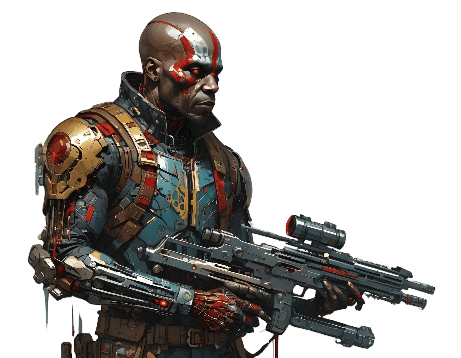 Marvel's Deathlok: Bio-Punk Concept Art