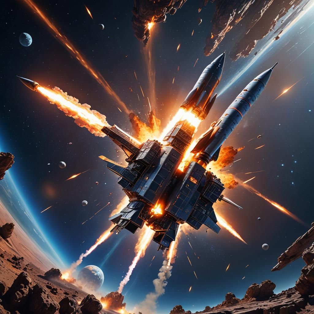 Spacecraft Intercepts Missile in Low Earth Orbit