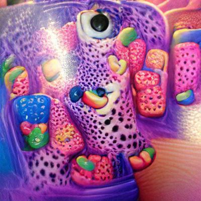 Lisa Frank Inspired Trypophobia Pattern