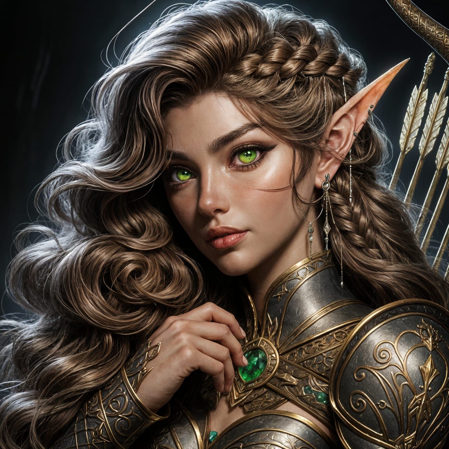 High-Fantasy Blood Elf Character Concept Art