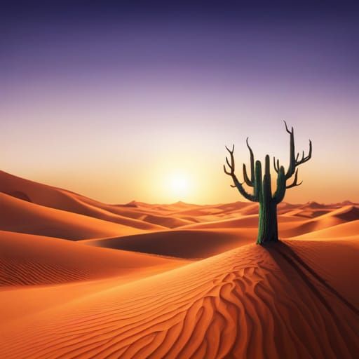 Arid Desert Landscape