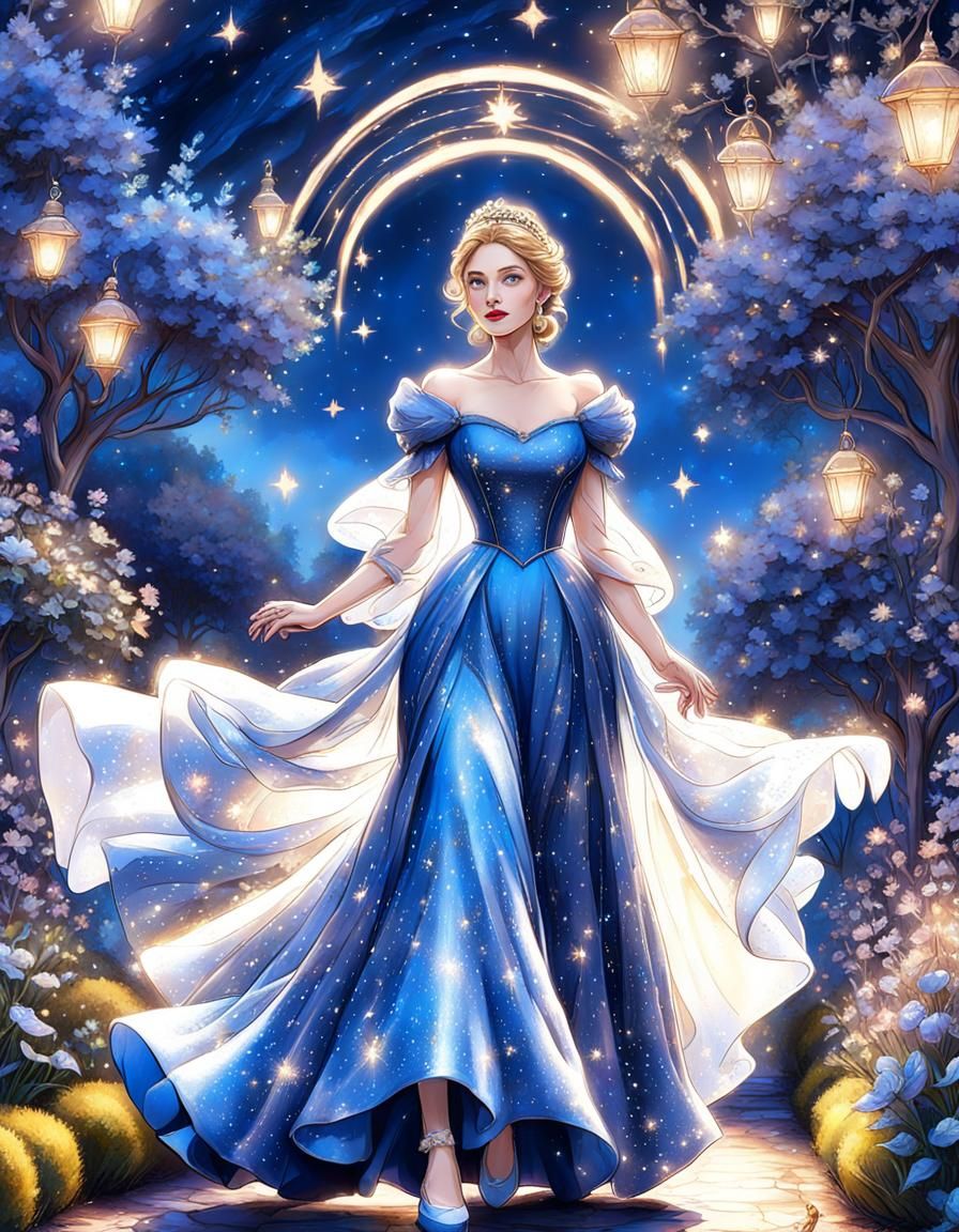 Cinderella lost in the magical ✨ forest