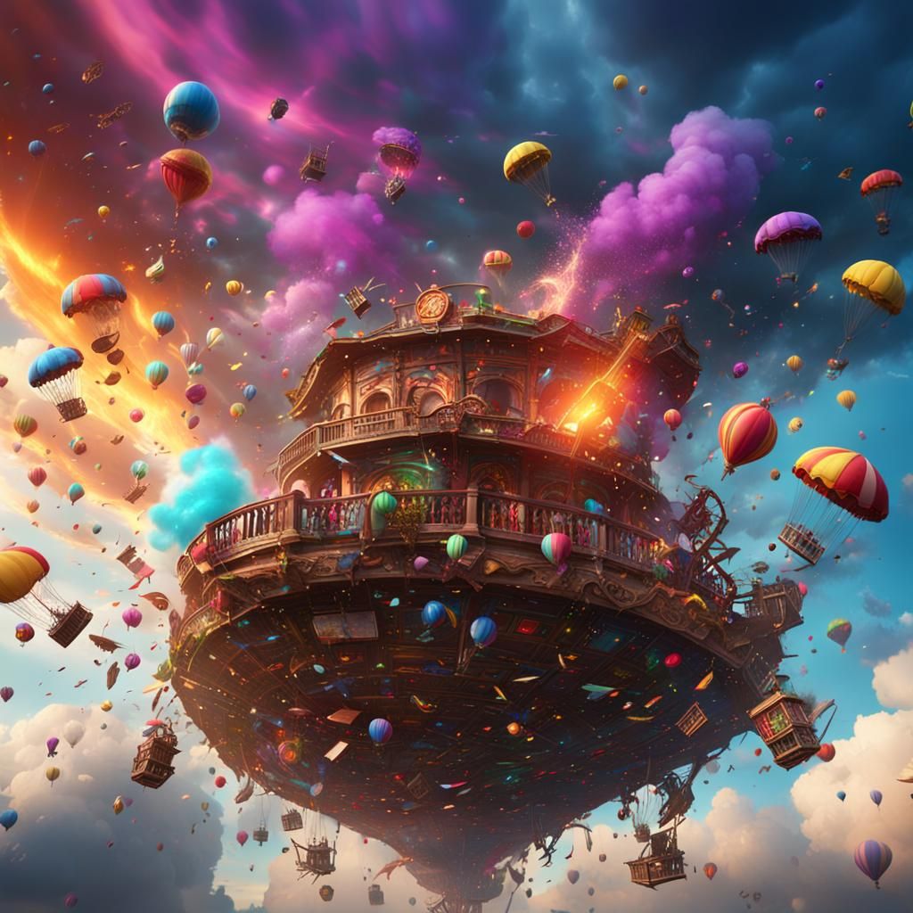 Tornado Destroys Festival with Flying Instruments