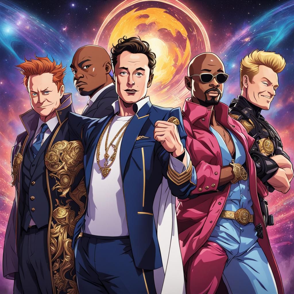 Celebrity Tribute in Anime Style