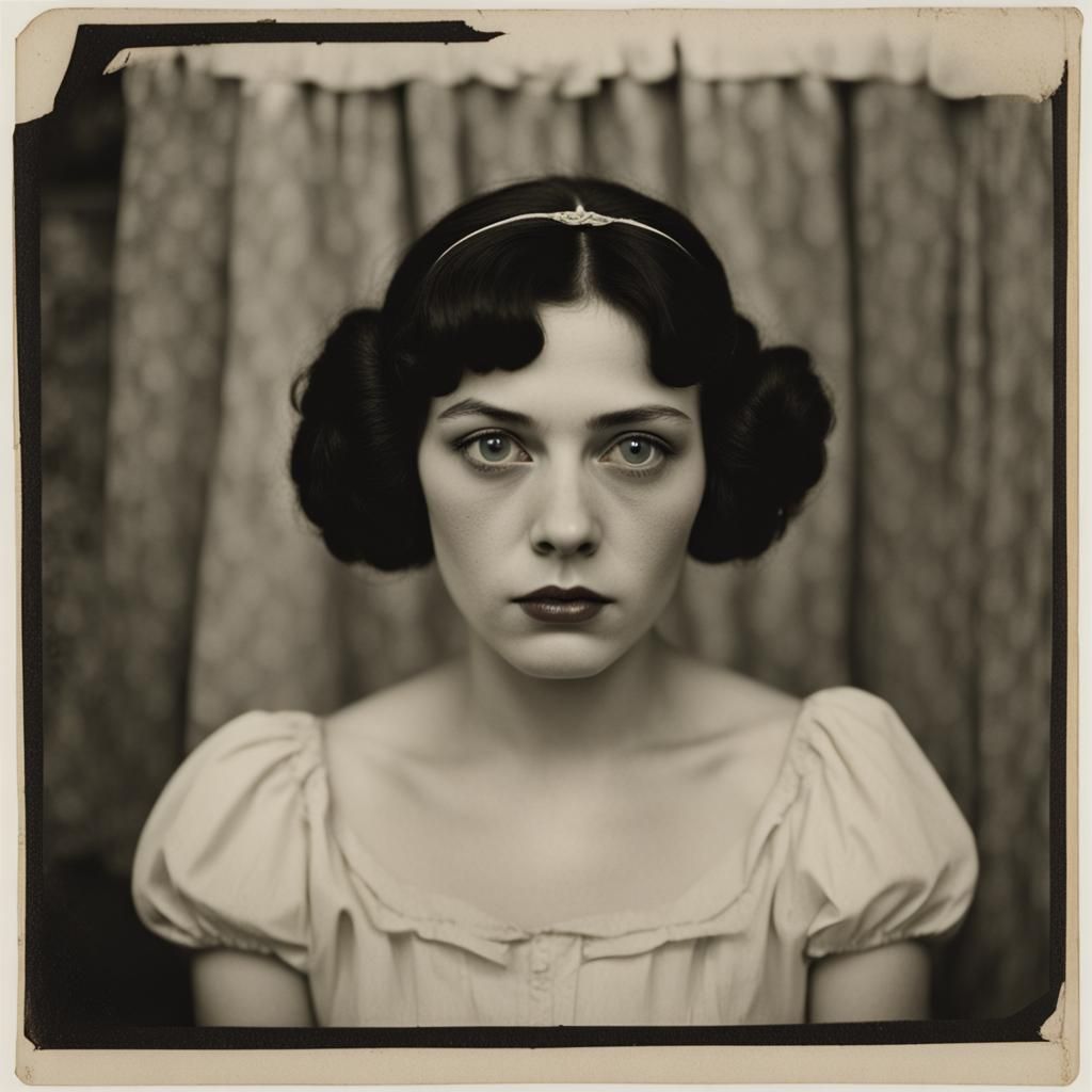 Snow White passport photo