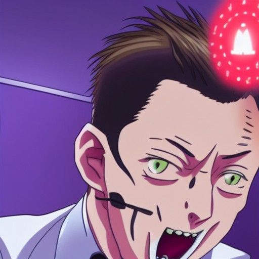 Anime Style Ahegao Portrait of Public Figure