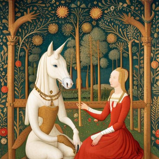The Lady and the Unicorn Tapestry Recreation