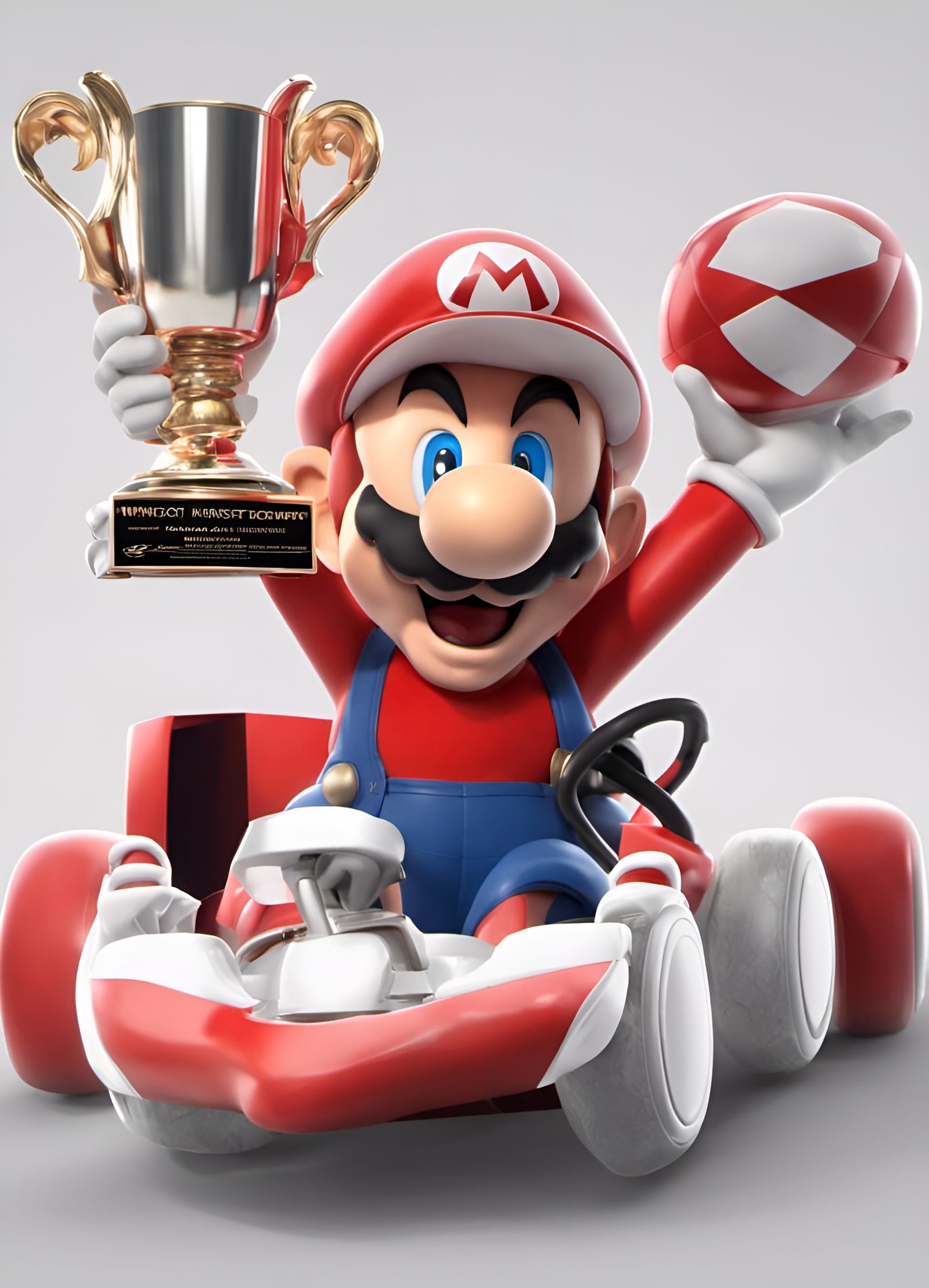 Mario Kart Winner's Joy: Ambient Occlusion Render
