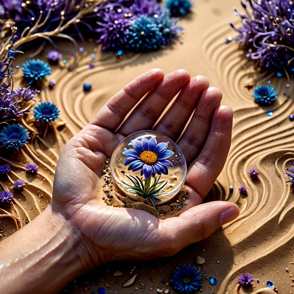 Surreal World in a Grain of Sand