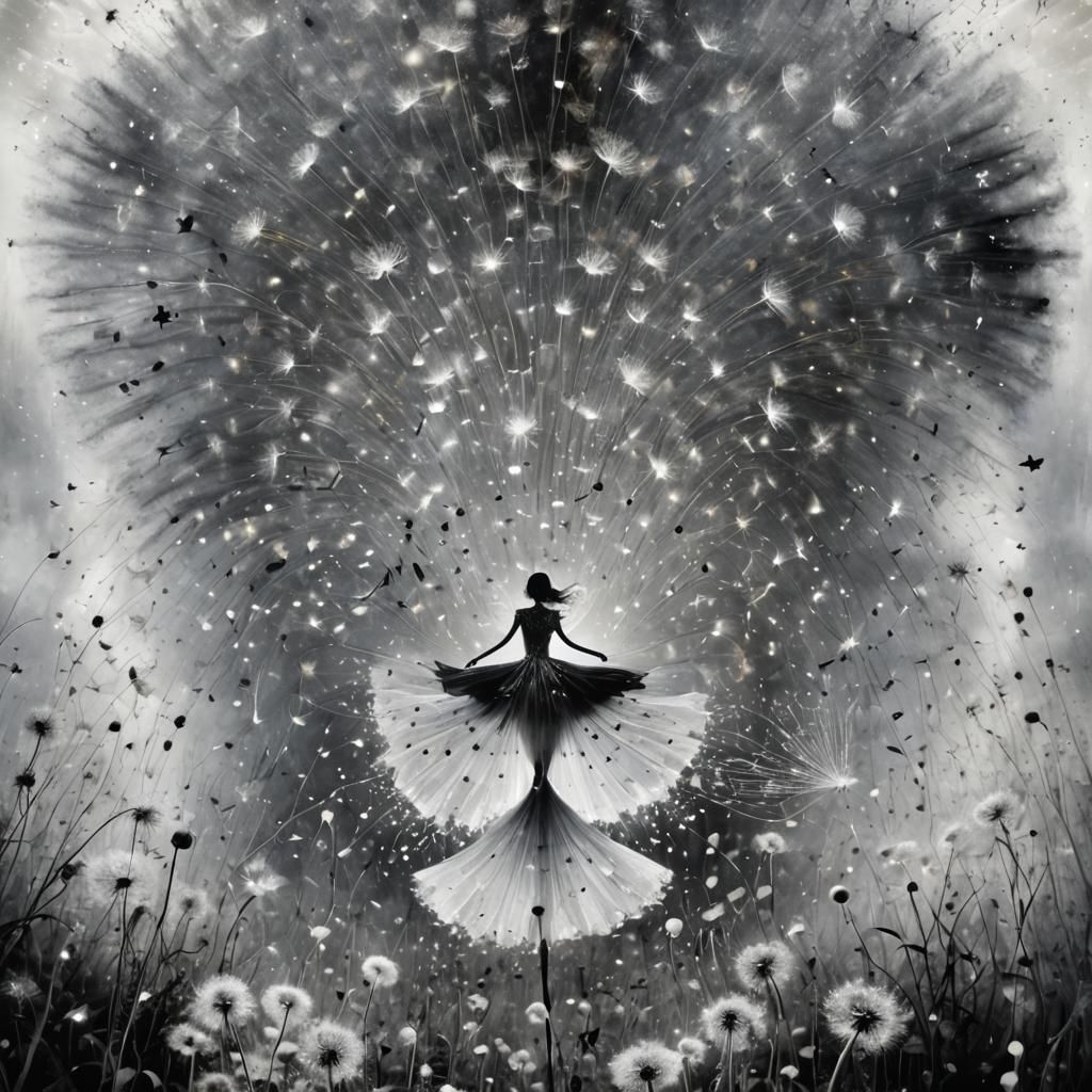 Fairies Making Wishes in Surreal Dreamscape