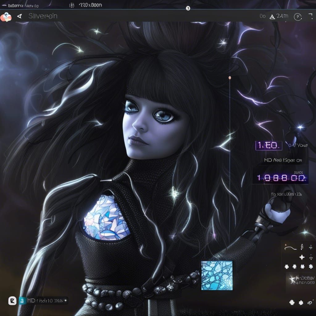 Hyperrealistic Portrait of Shiri and Raven Shadow