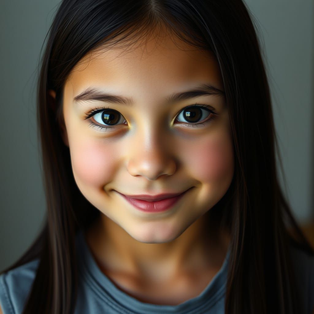 Expressive Young Woman Portrait in Cinematic Style