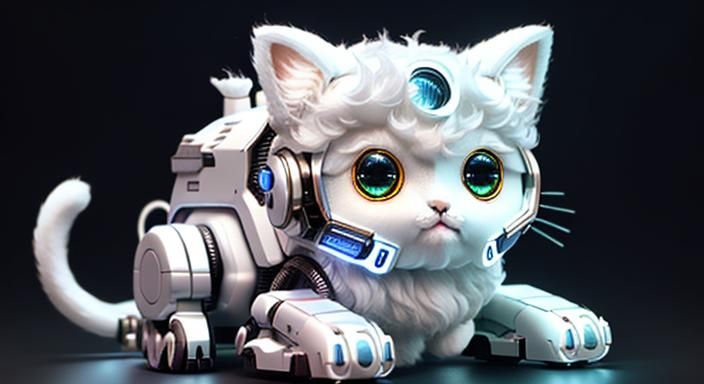Playful cute Toy cat