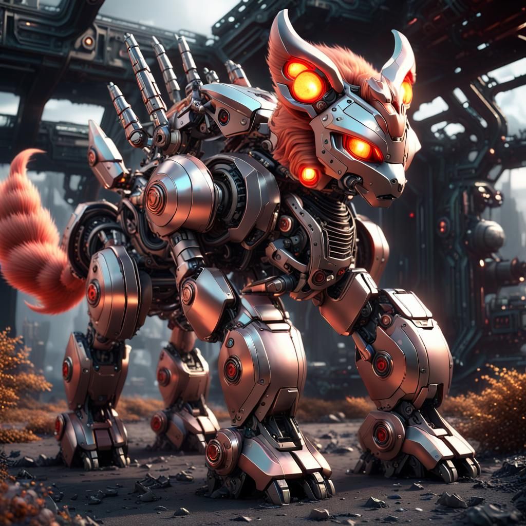 Mecha Vulpix from Pokémon