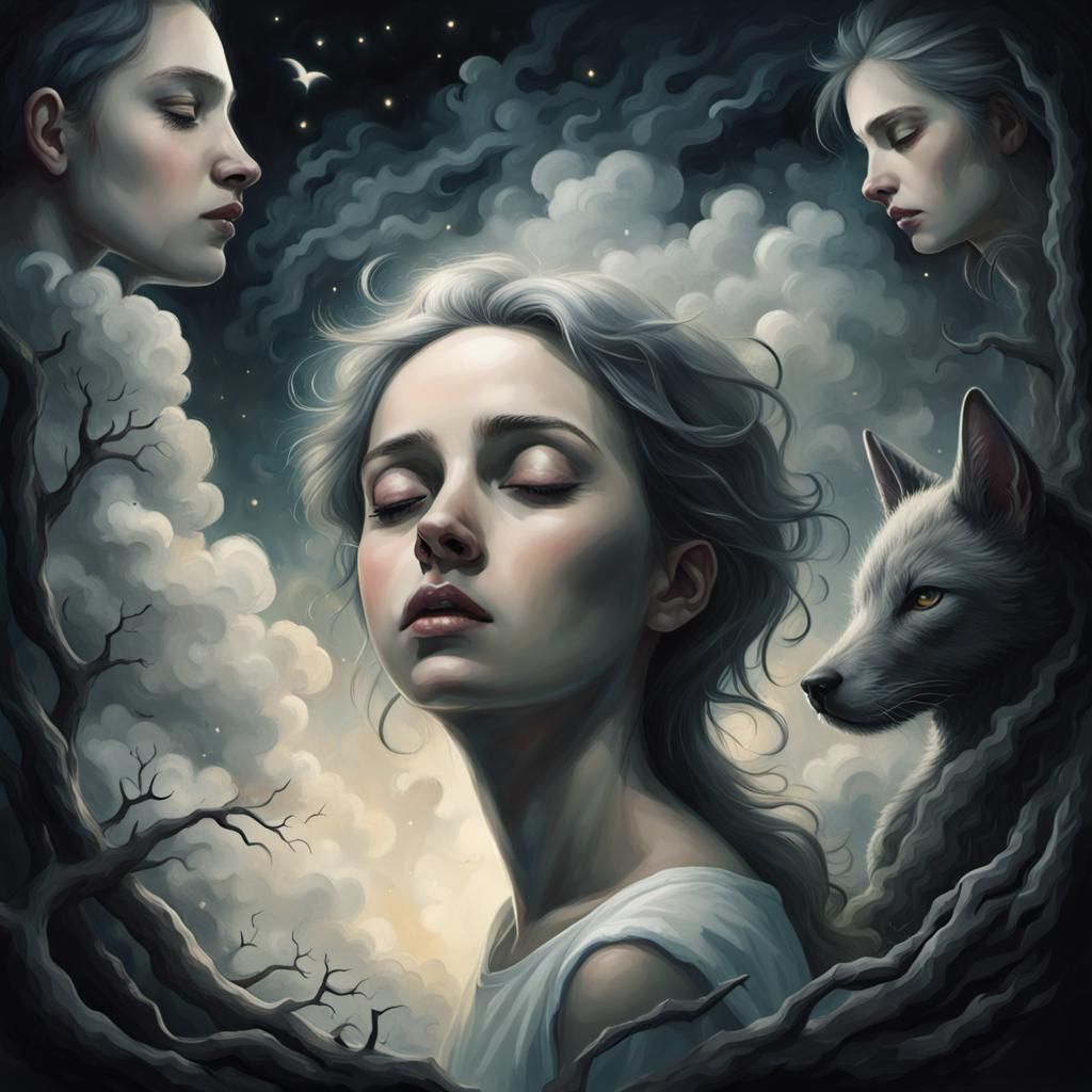 Between Dreaming Fear: AI Generated Interpretation