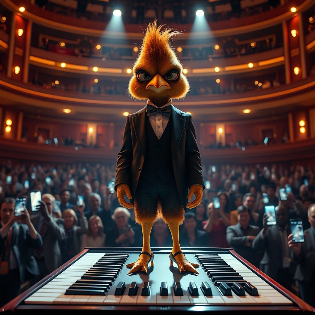 Grumpy Chick Center Stage in Grand Auditorium