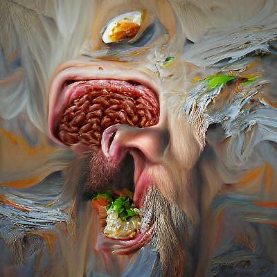Hyperrealistic Abstract Portrait of a Man