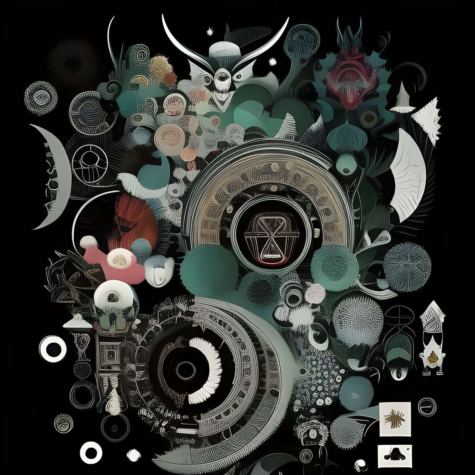 Aesthetic Expression of Satanic Signs, Digital Art