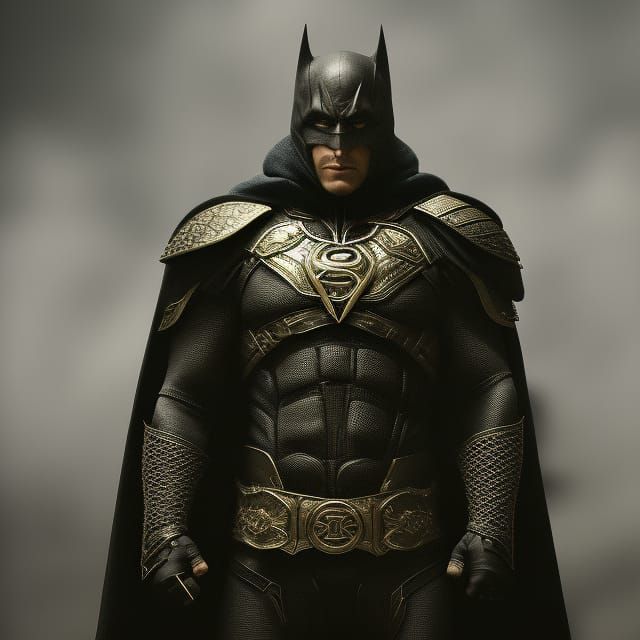 Dark Knight with Sword: Detailed Maximalist Illustration