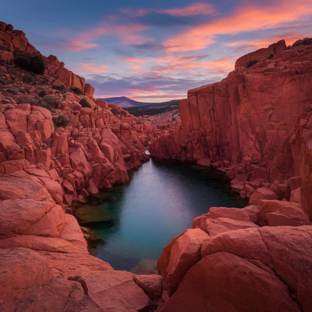 AI Interpretation of Rocky Flats, Colorado