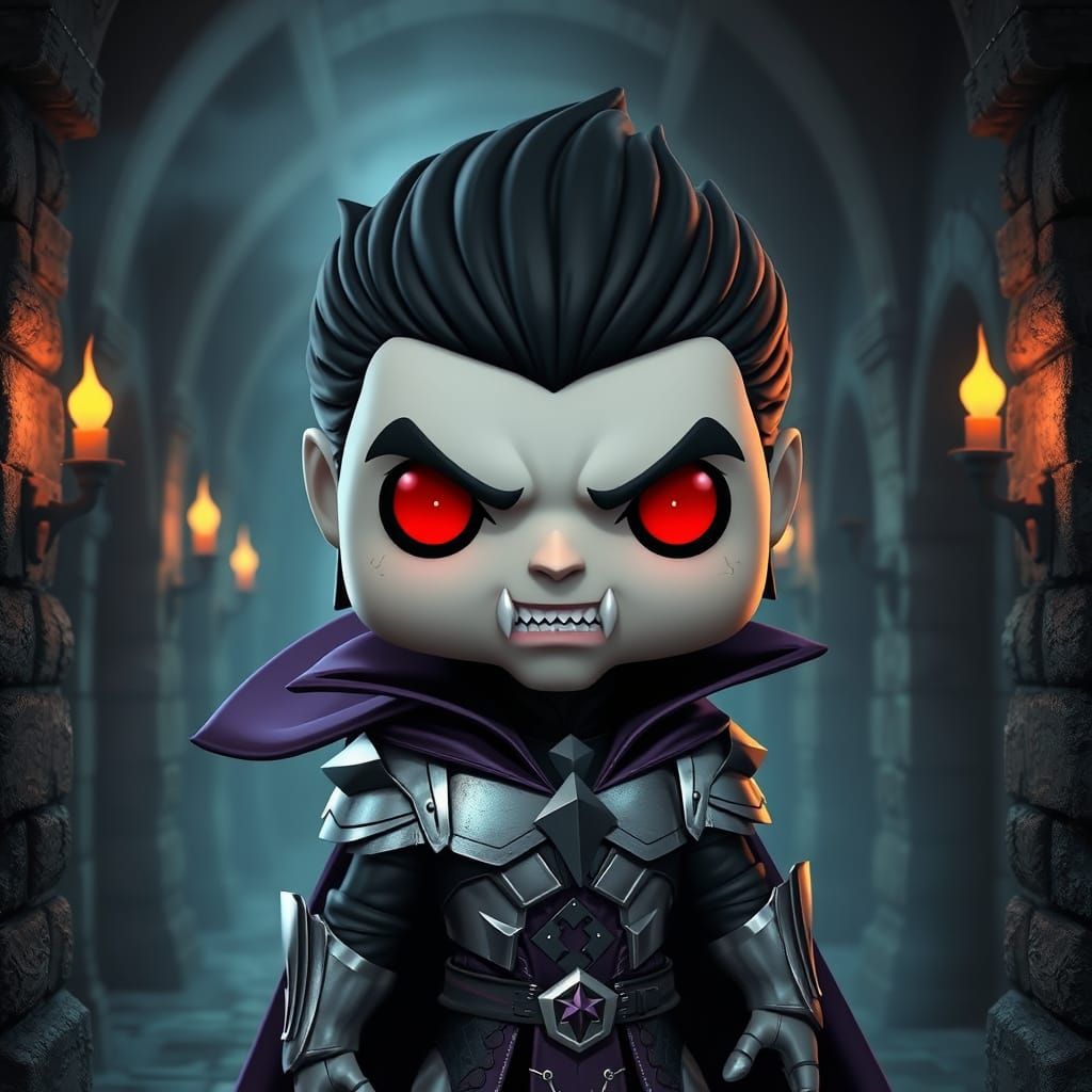 Funko Pop Vampire Lord in Gothic Castle