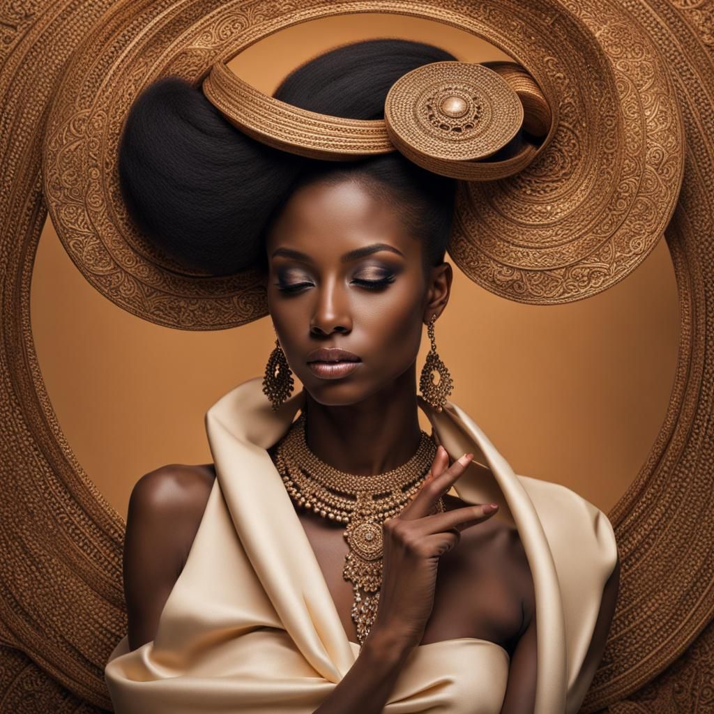 Fair Woman Embodies Patience and Desire