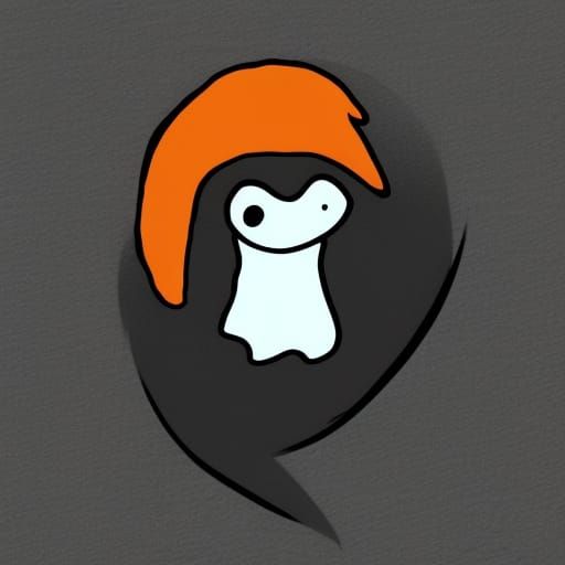 Friendly Cartoon Ghost Illustration