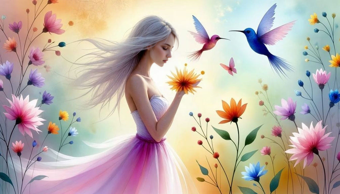 Ethereal Beauty in a Dreamy Forest