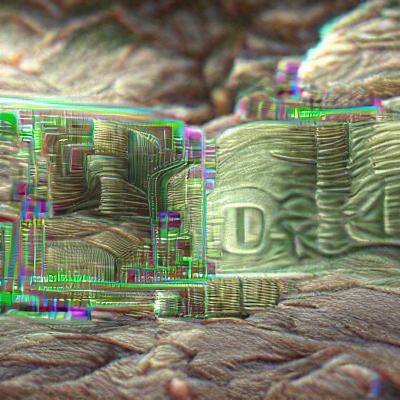 Futuristic Digital Currency in 8K Resolution