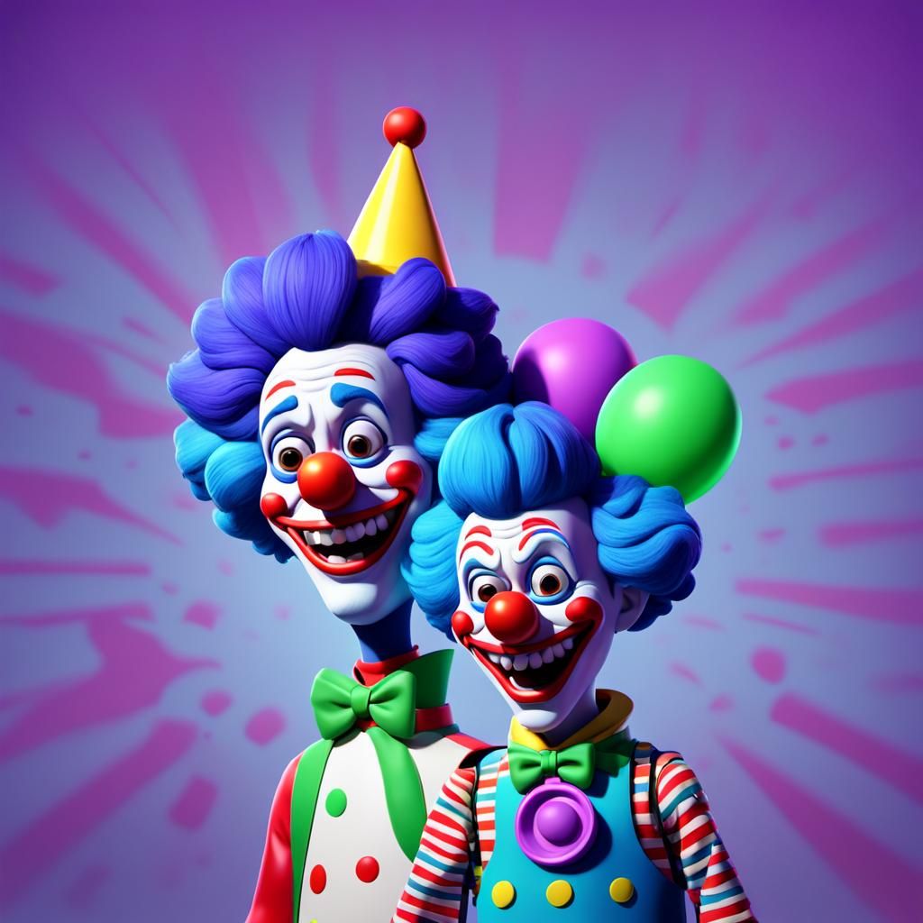 Art the Clown: 3D Digital Art Concept