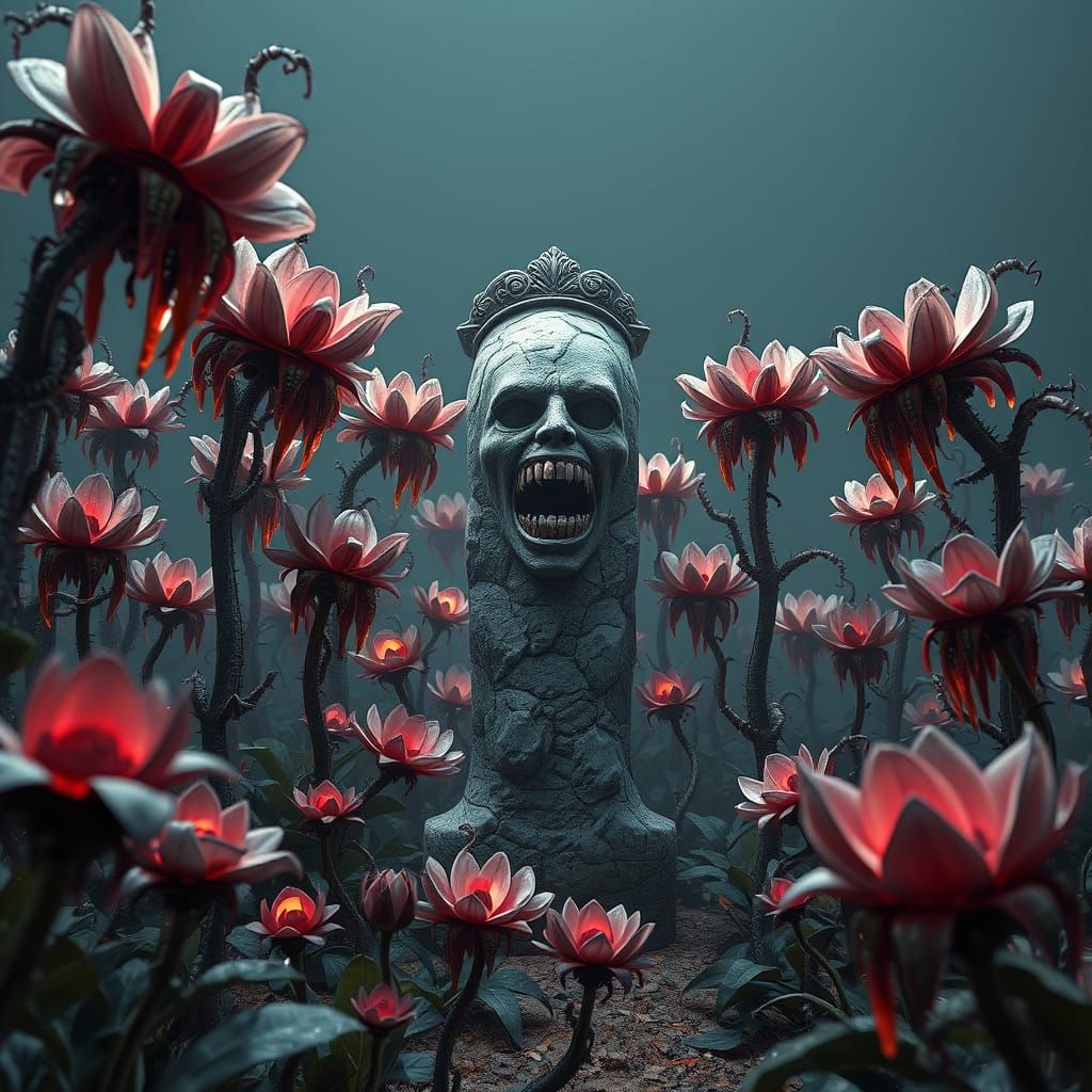 Creepy Garden: Flowers with Teeth in Unreal Engine