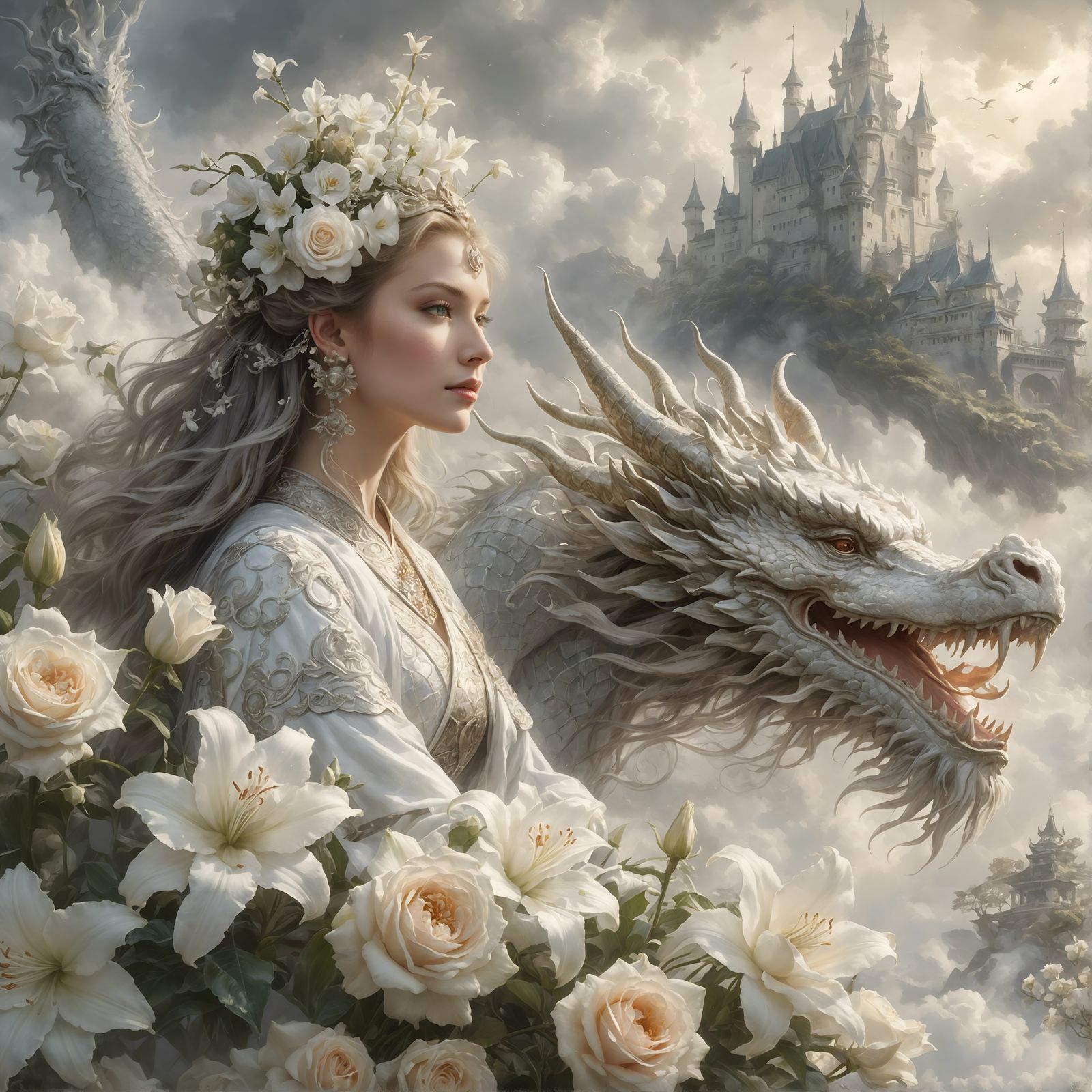 Beautiful Dragon Princess