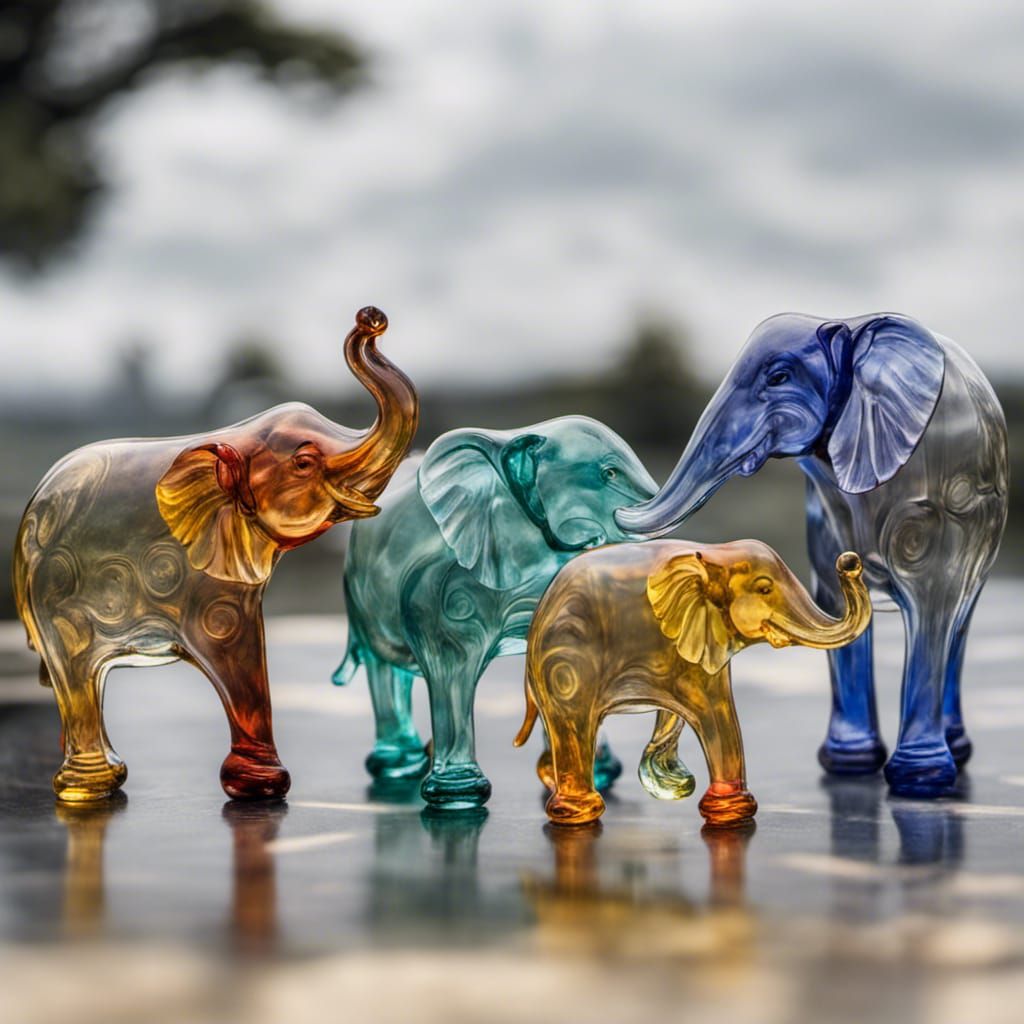 Glass Elephants in a Glass Field
