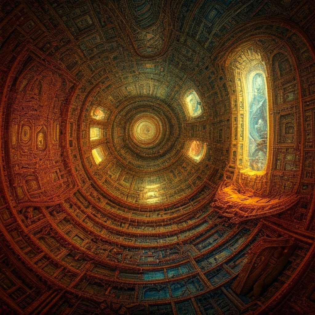 Hyper-Realistic Analytical Artwork in Vivid Colors