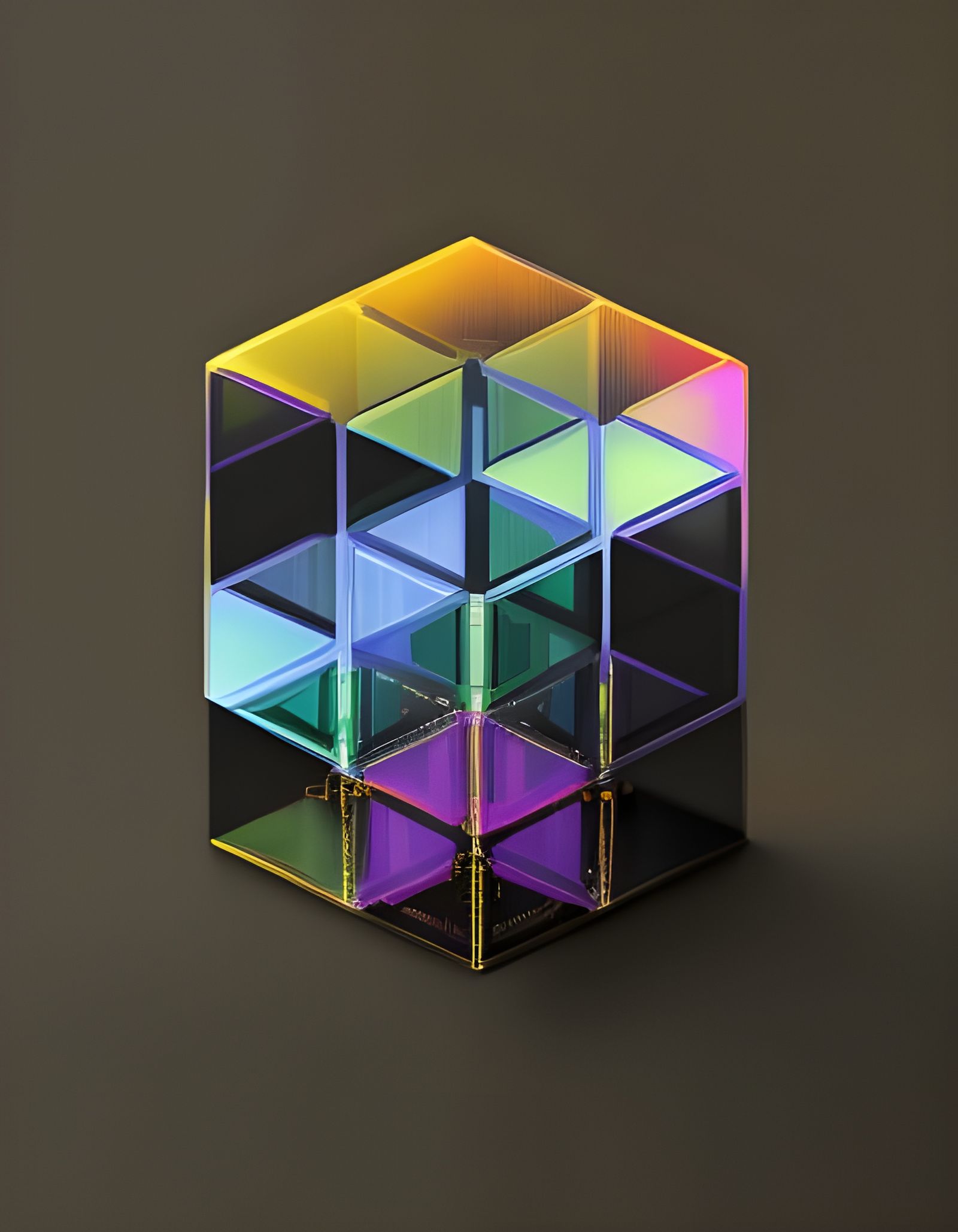 Futuristic Robot Art in Watercolor Aesthetics