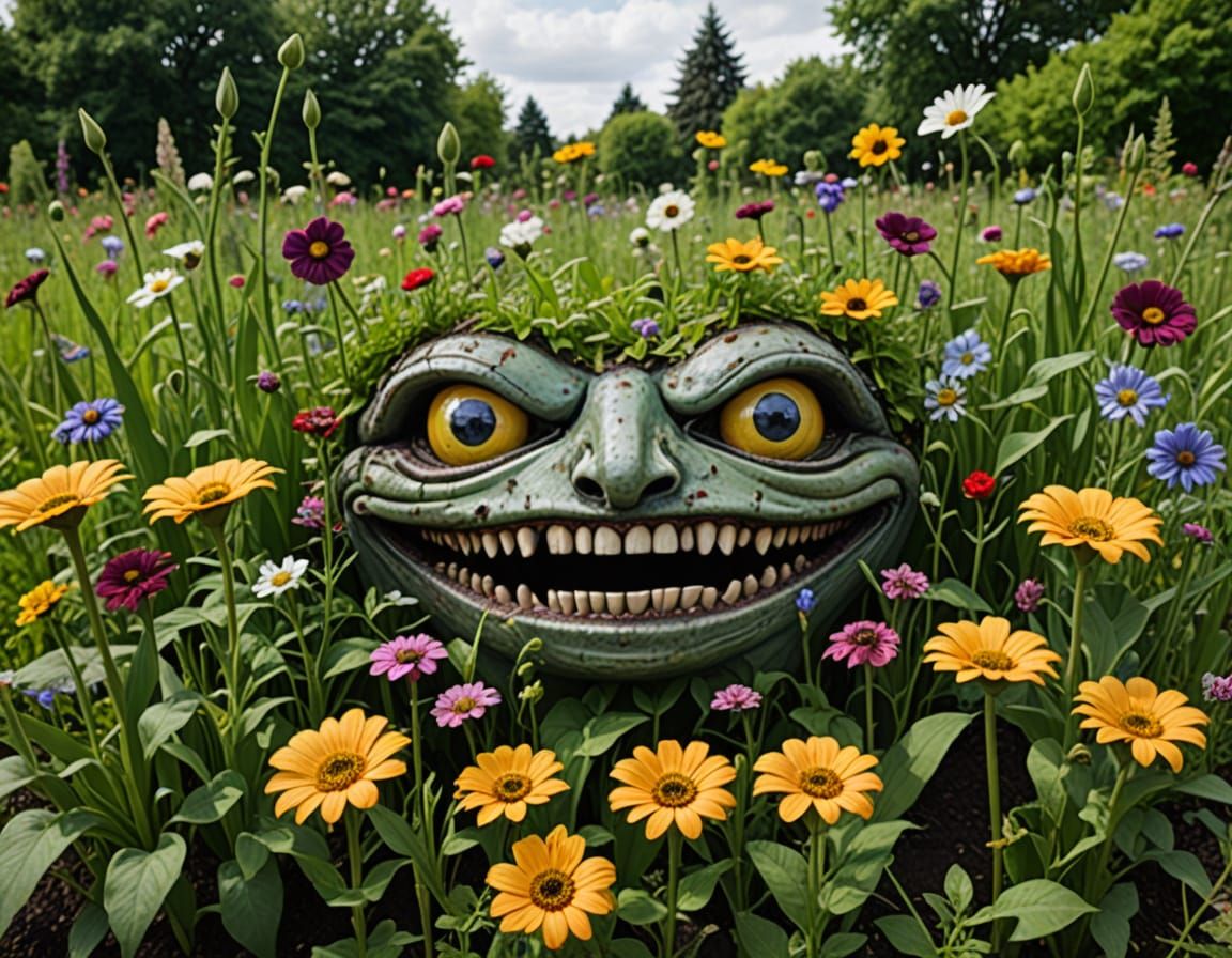Dismal Garden: Flowers with Teeth and Eyes