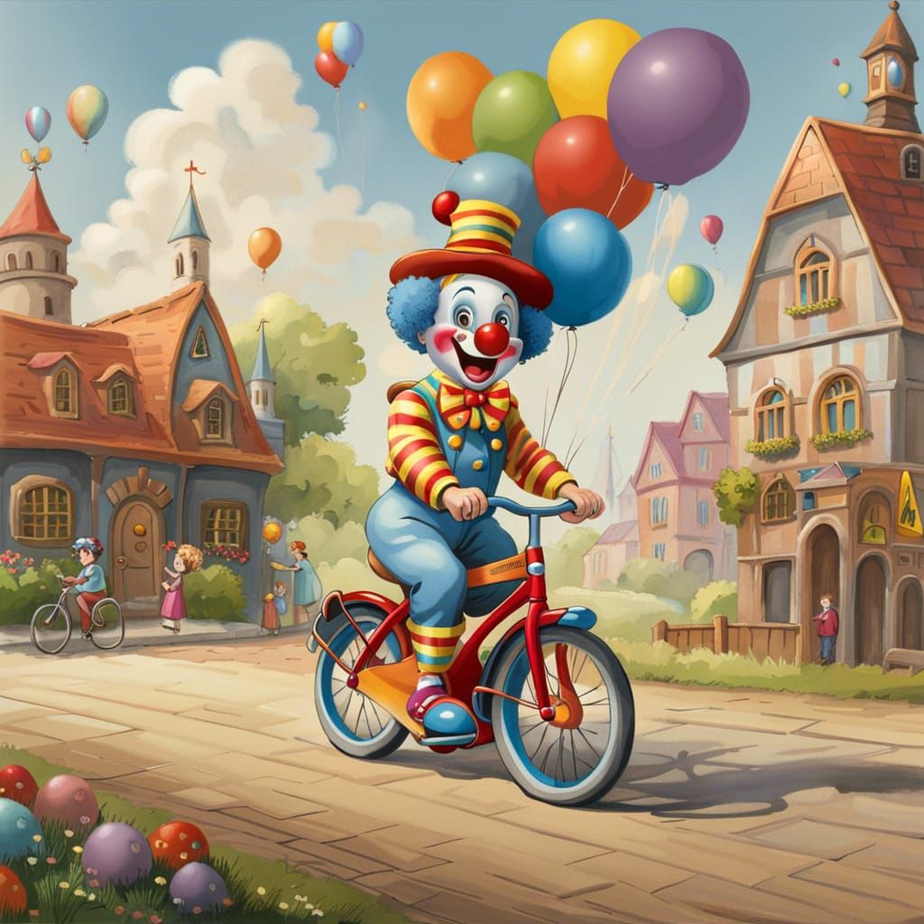 He, kleiner Fratz auf dem Kinderrad (2)