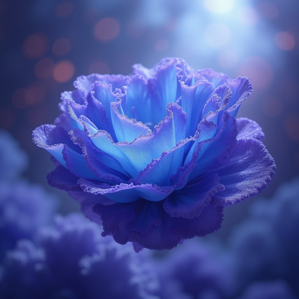 Abstract Entity in Dreamy Color Field