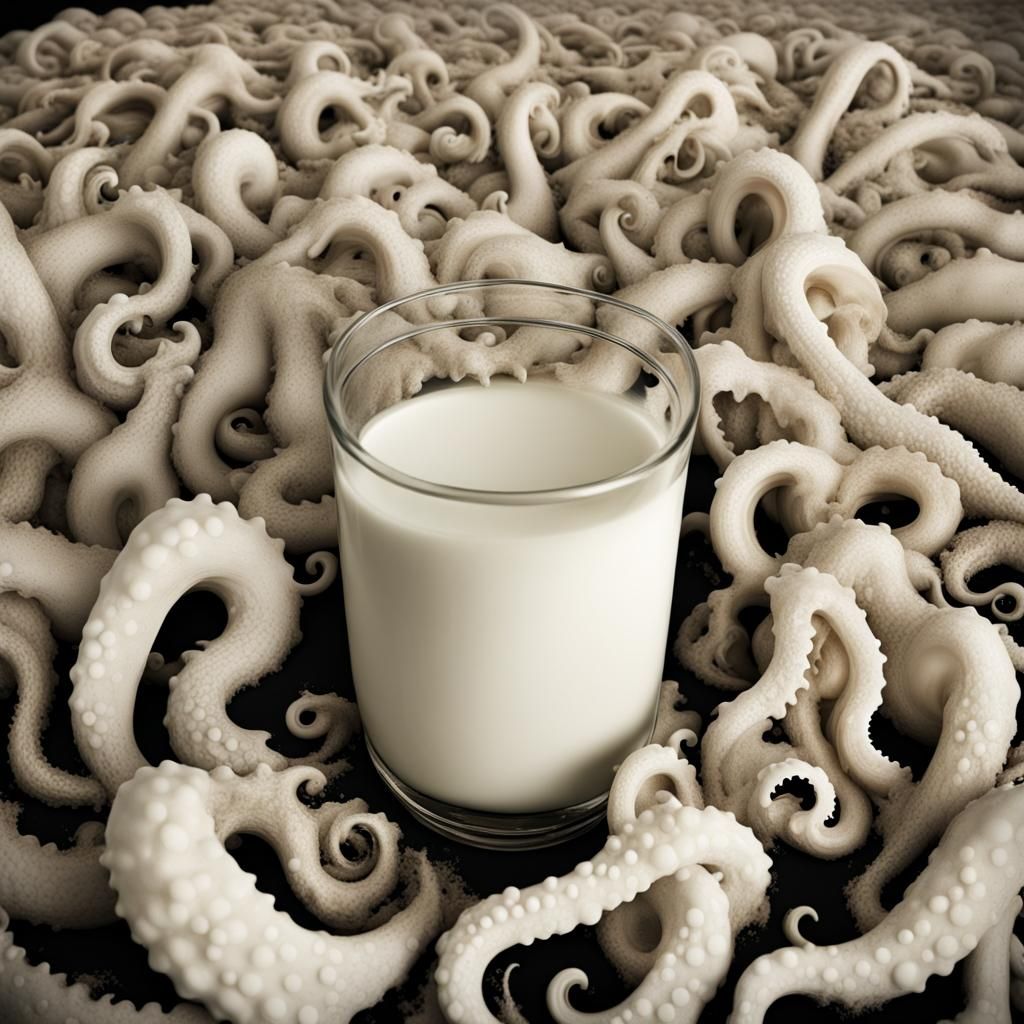 Milk from tentacles