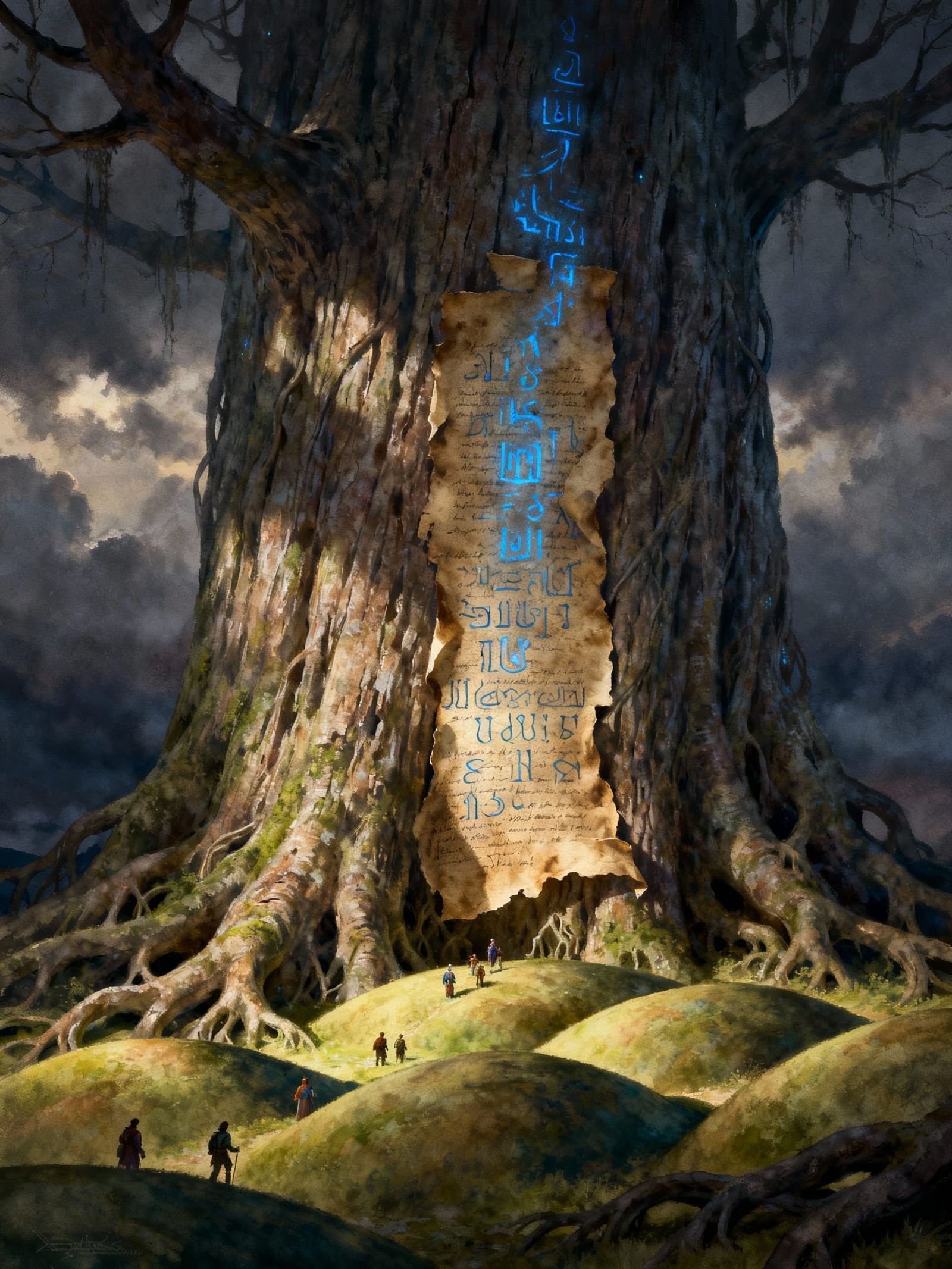 Colossal Ancient Tree Roots Forming Hills