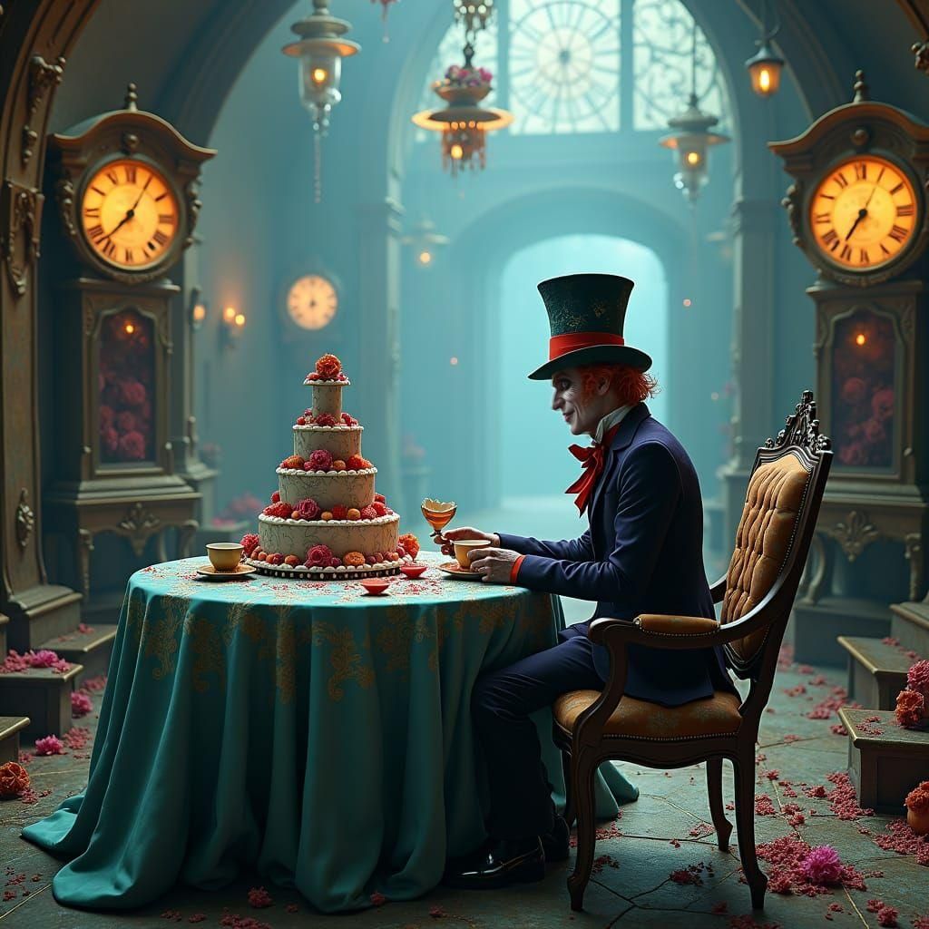 Fantastical Mad Hatter Concept Art